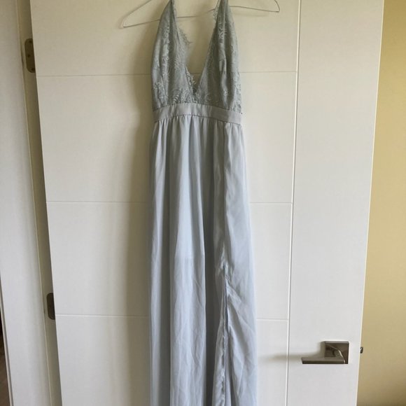 Tobi Opposites Attract Dress in Light Blue - Picture 3 of 5